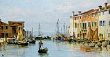 Antonietta Brandeis A Venetian Bay painting
